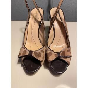 Kate Spade Vintage Pony Hair Heels